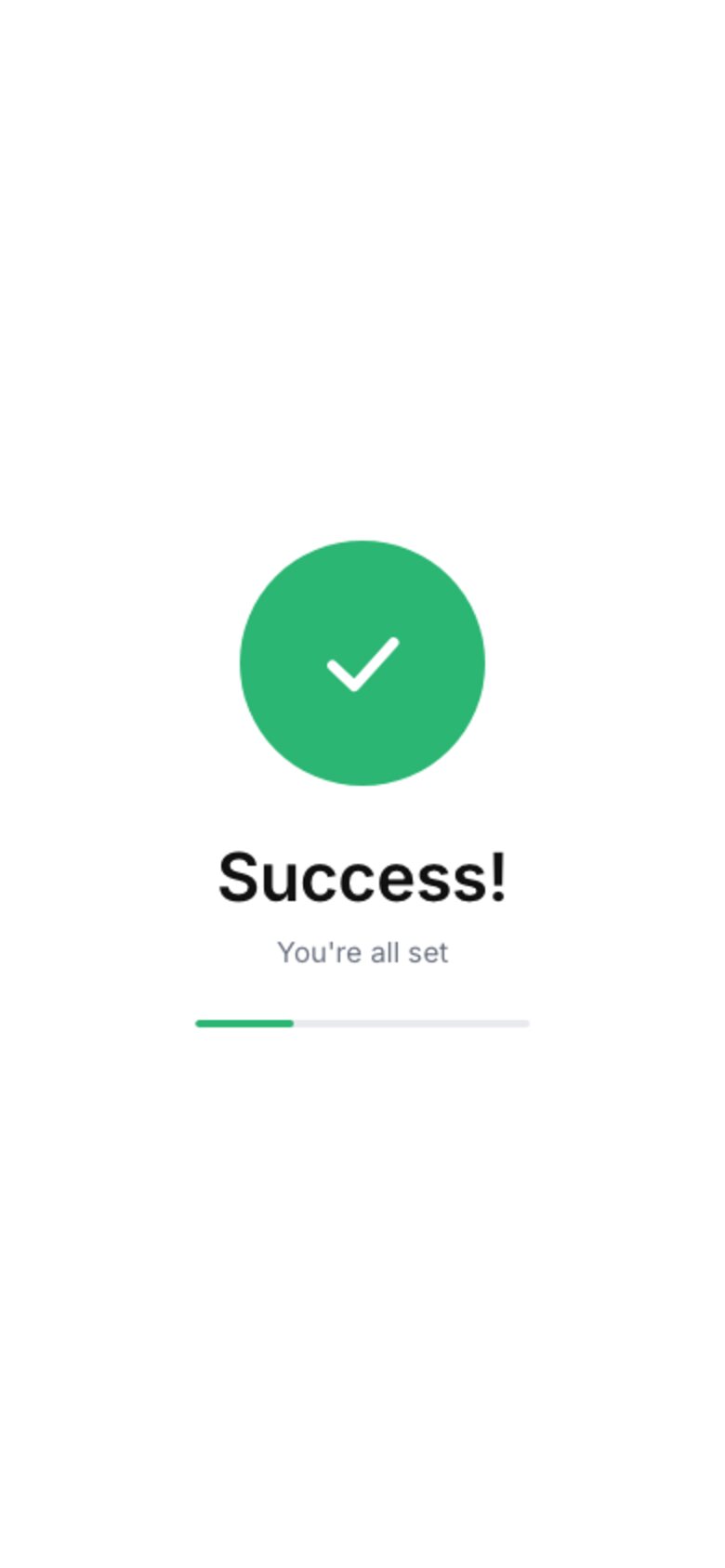 Guest screen confirming the tip was sent.
